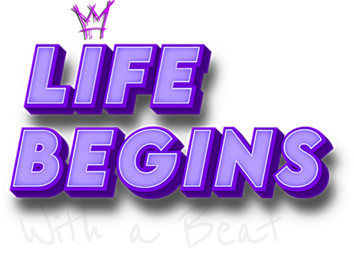Life-Begins-With-A-Beat, Beats For Sale WebSite Logo-Slogan.
